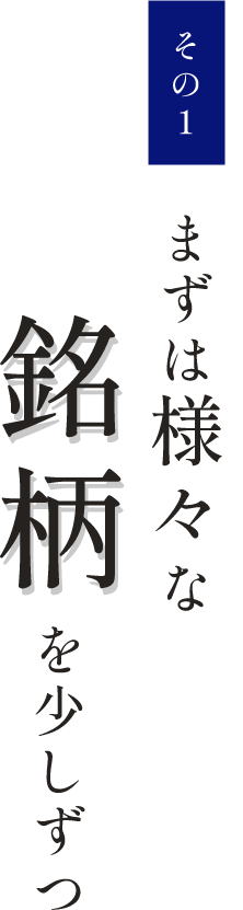 その1.まずは様々な銘柄を少しずつ
